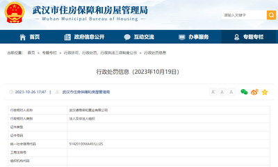 (圖源:武漢市住房保障和房屋管理局網(wǎng)站)